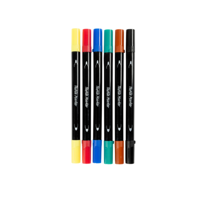 Textielstiften ( 6 stuks)