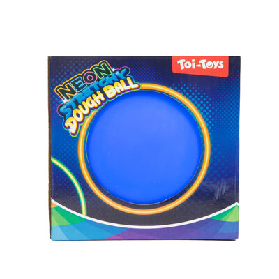 Kneedbal Neon ( 10 cm) ( voorraad 2 stuks OP = OP)