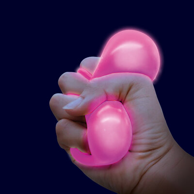 Glow in the dark anti stress bal 6 cm
