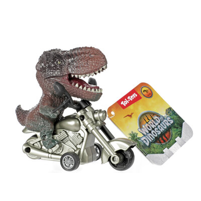 Dino op motor ( voorraad 16 stuks OP = OP)