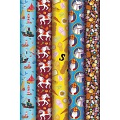 Inpakpapier Sinterklaas per rol