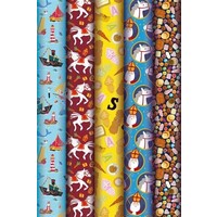 Inpakpapier Sinterklaas per rol