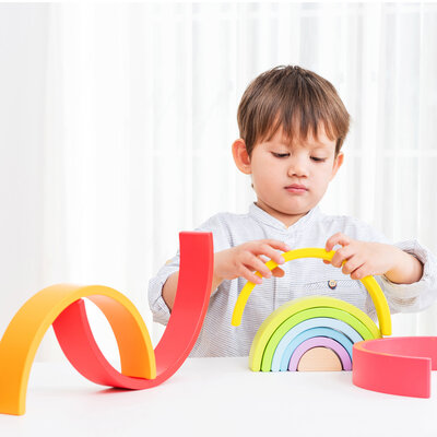 Regenboog Stapelaar - 10 bogen 12 mnd+