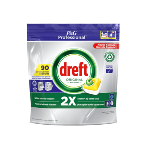 Dreft Professional All-In-One Vaatwastabletten Lemon ( zak á 90 tabletten)