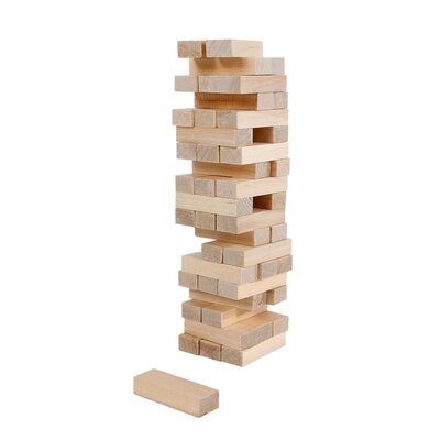 Blokkentoren spel ( voorraad 23 stuks OP = OP)