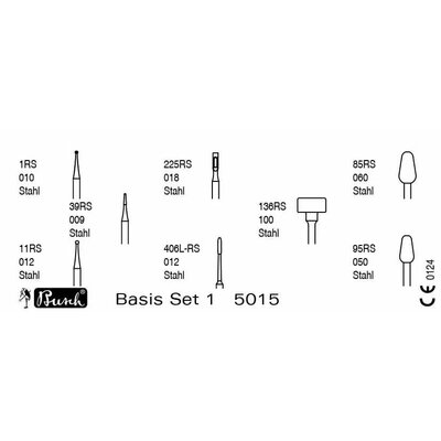 Busch Basis Frezenset 1 (5015)