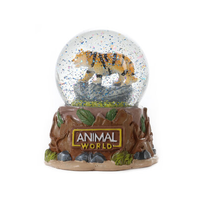 Sneeuwbol met wilde dieren