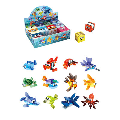 Zeedieren bouwsteentjes