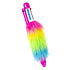 Fluffy balpen 6- kleurig