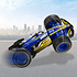 Race auto stunt 360 graden