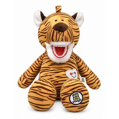 Poetspop Tobie Tijger ( ca. 40 cm)