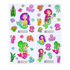 Stickervel zeemeermin