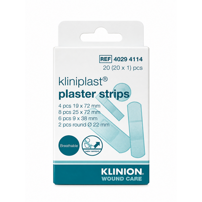 Kliniplast pleisterstrips diverse vormen