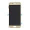 Samsung Samsung Galaxy A3 2017 (A320F) Display, Gold, GH97-19732B;GH97-19753B