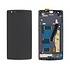 OnePlus 1 (A0001) LCD Display, Incl frame, Schwarz, OP1753951