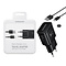 Samsung Samsung Ladegerät + USB Kabel Type-C, Schwarz, Fast Charge 15W, EP-TA20EBECGWW