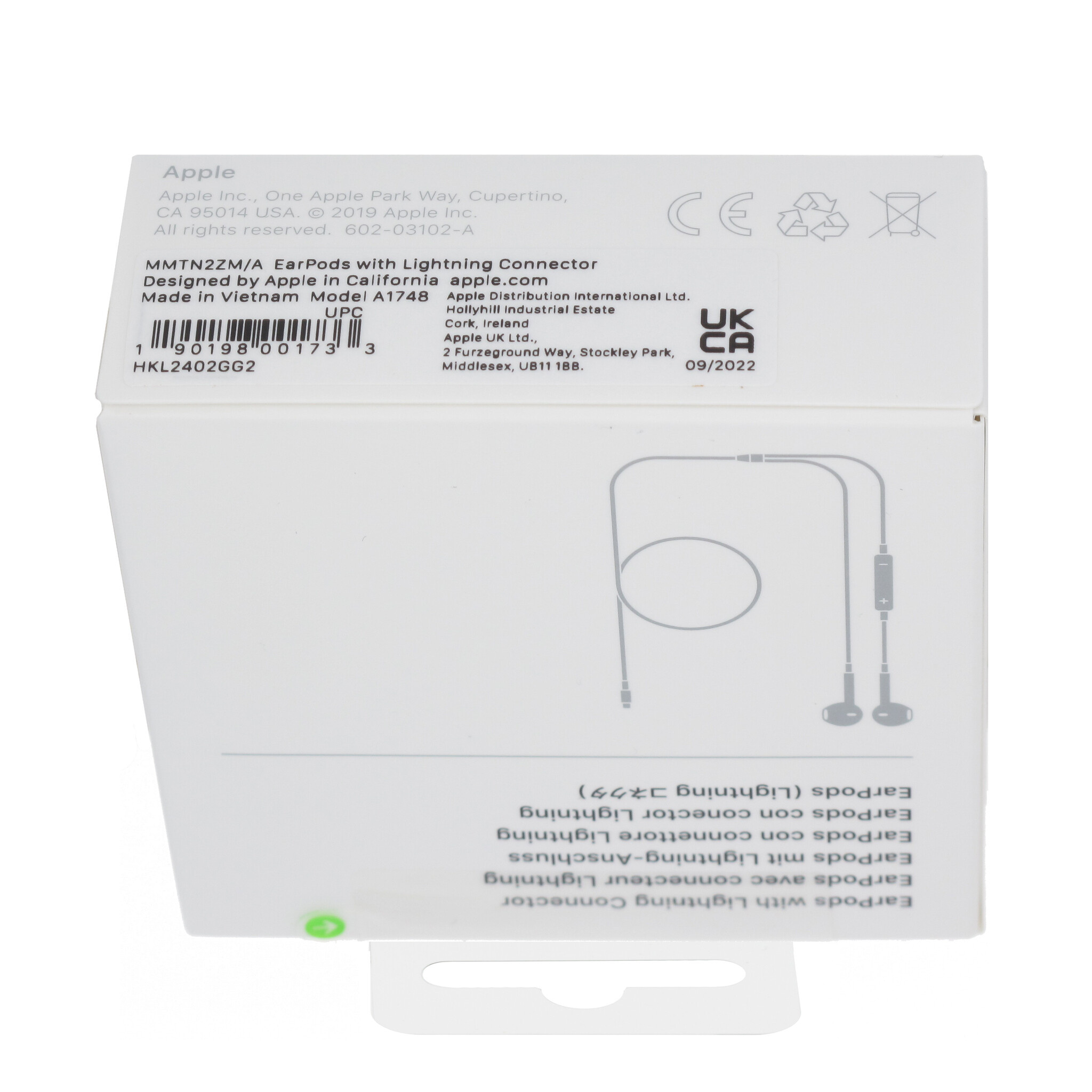 Apple EarPods mit Lightning Connector - Blister Pack