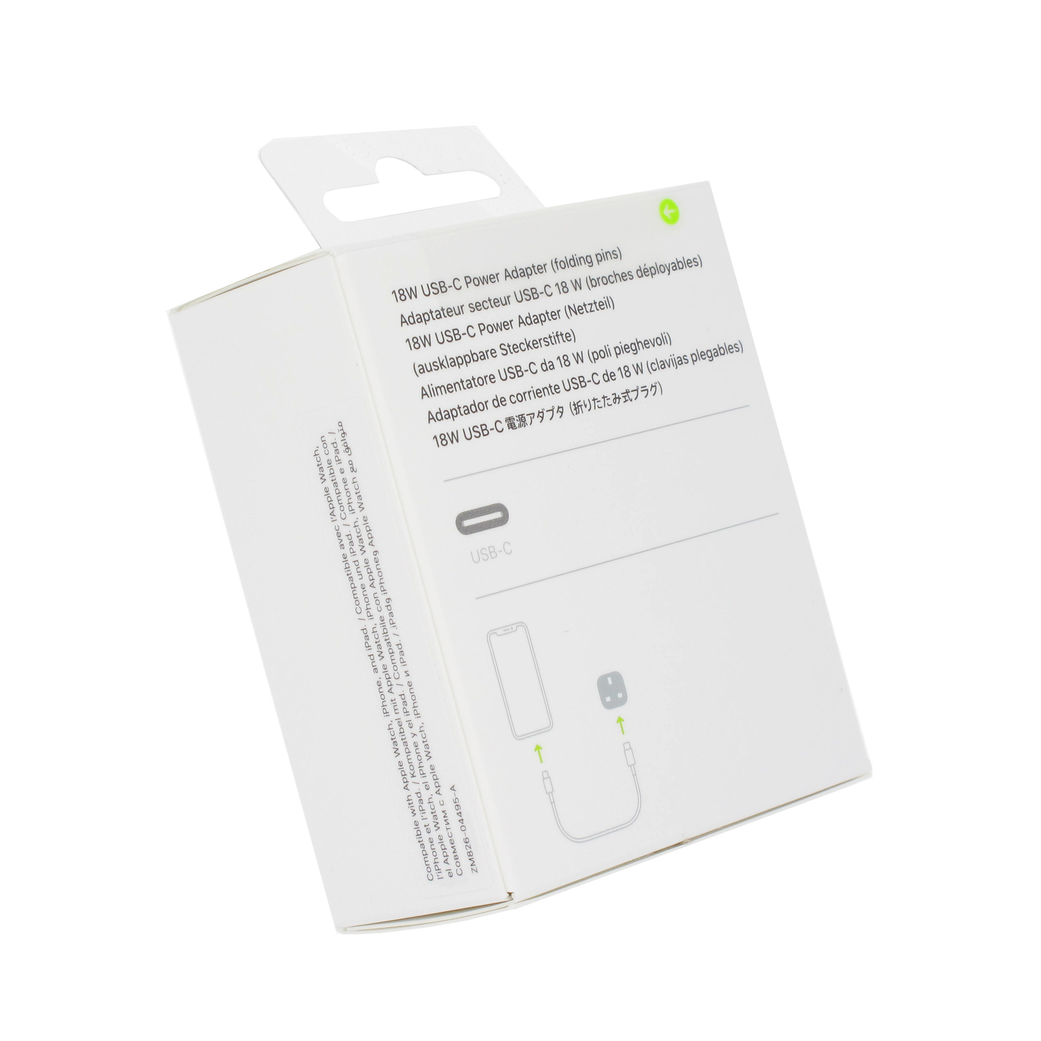 Apple Apple USB-C Oplader A1696 | UK | 18W | Blisterverpakking