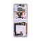 Samsung Samsung Galaxy Z Flip3 5G (F711B) Inneres Display (MAIN/Inner LCD) Incl. Frame, Lavender/Lila, GH82-27244D;GH82-27243D