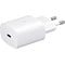 Samsung Samsung USB-C Oplader + USB-C naar USB-C Cable, White, 25W (EP-TA800XWEGWW) | Blister Packaging