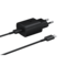 Samsung Samsung USB-C Oplader + USB-C naar USB-C Kabel, Zwart, 25W (EP-TA800XBEGWW) | Blisterverpakking