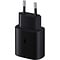 Samsung Samsung USB-C Charger + USB-C to USB-C Kabel, Black, 25W (EP-TA800XBEGWW) | Blister Packaging