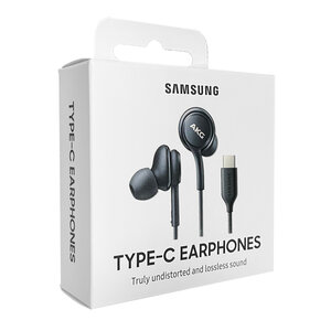 Samsung AKG In-Ear Kopfhörer (USB-C Connector), EO-IC100BBEGEU, 1M, Schwarz, Blisterverpackung, 8806090270123;EO-IC100BBEGEU