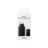 Samsung Trio Oplader Met 3 USB Poorten (USB-C + USB-C + USB-A), EP-T6530NBEGEU, 65W/25W/15W, Zwart, Blisterverpakking, 8806092673885;EP-T6530NBEGEU