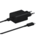 Samsung Samsung USB-C Oplader + USB-C naar USB-C Kabel, EP-T4510XBEGEU, 1,8M, 5A, 45W, Zwart, Blisterverpakking, 8806092861473;EP-T4510XBEGEU