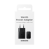 Samsung USB-C Oplader + USB-C naar USB-C Kabel, EP-T1510XBEGEU, 1M, 3A, 15W, Zwart, Blisterverpakking, 8806092709843;EP-T1510XBEGEU