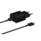 Samsung Samsung USB-C Ladegerät + USB-C auf USB-C Kabel, EP-T1510XBEGEU, 1M, 3A, 15W, Schwarz, Blisterverpackung, 8806092709843;EP-T1510XBEGEU