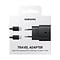Samsung Samsung USB-C Charger + USB-C to USB-C Kabel, Black, 25W (EP-TA800XBEGWW) | Blister Packaging