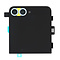 Samsung Samsung Galaxy Z Flip6 (F741B) Display Rückseite (SUB/äußere LCD), Blau, GH97-30012C