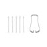Samsung Stylus Pen Tips (Compatible with multiple stylus models), White, GH81-19574A