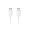 Samsung Samsung USB-C naar USB-C Kabel, EP-DN975BWE, 1M, 5A, Wit, GH39-02048A