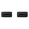 Samsung Samsung USB-C naar USB-C Kabel, EP-DX510JBEGEU, 1,8M, 5A, Zwart, Blisterverpakking, 8806094257540;EP-DX510JBEGEU