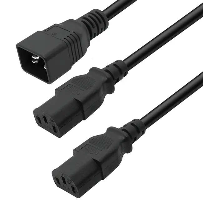 C20 to dual C13 Y-Splitter - Lenght 150cm