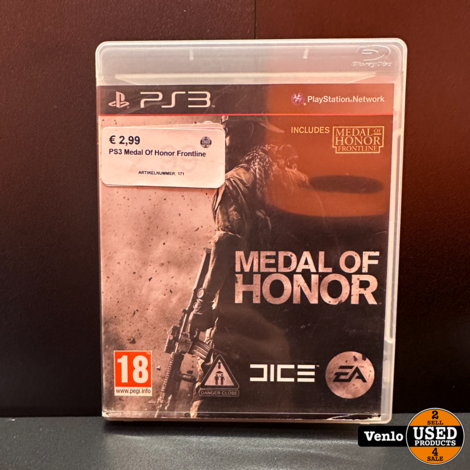 PS3 Medal Of Honor Frontline