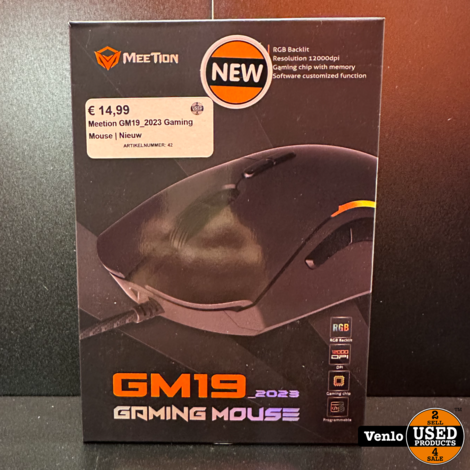 Meetion GM19_2023 Gaming Mouse | Nieuw