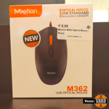 Meetion M362 Optical Mouse | Nieuw