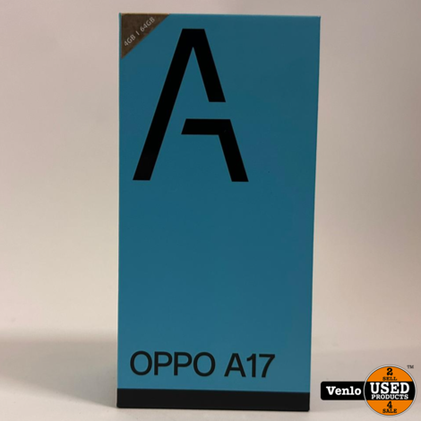 Oppo A17 Zwart 64GB | Nieuw