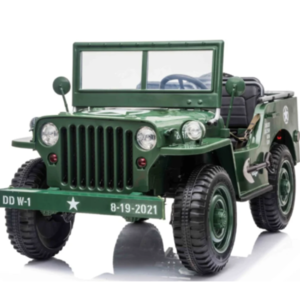 Jeep Willy’s Jeep Army 24V 3 seater Green
