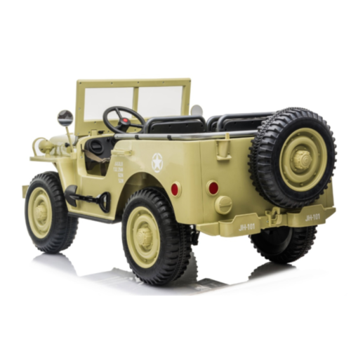 Jeep Willy’s Jeep Army 24V 3 seater Khaki
