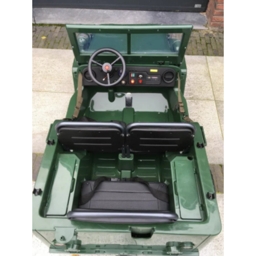 Jeep Willy’s Jeep Army 24V 3 seater Khaki