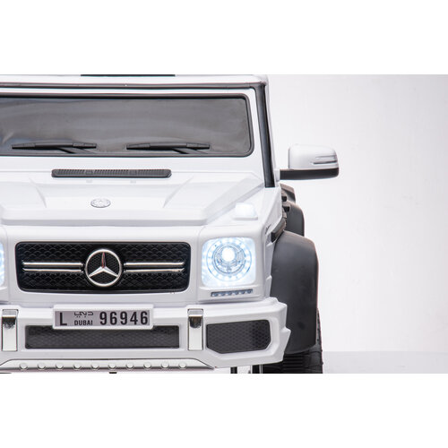 Mercedes Mercedes G63 6X6 AMG 12V White Mercedes Mercedes G63 6X6 AMG 12V White