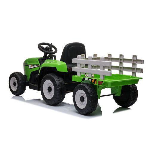 Tractor with trailer 12V Green