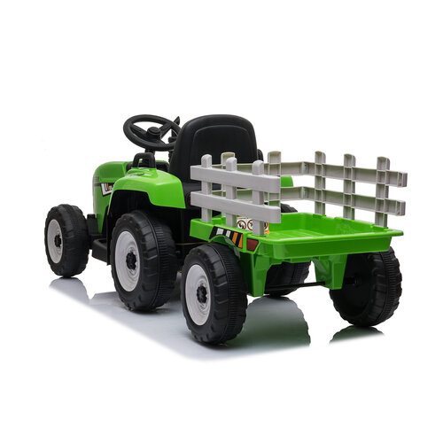 Tractor with trailer 12V Green