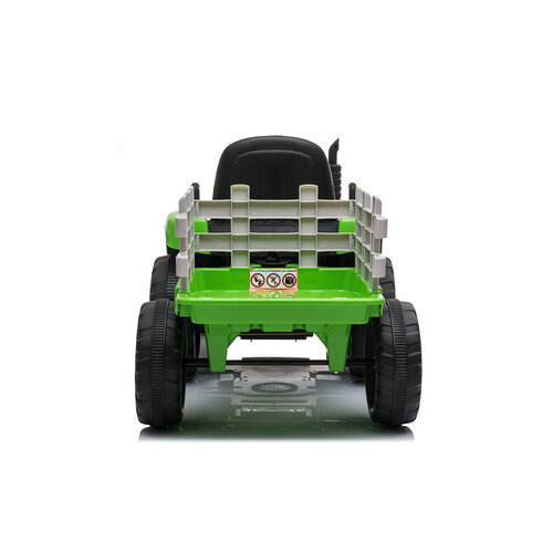 Tractor with trailer 12V Green