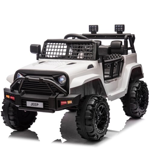 Jeep 12V Kids Car White Jeep 12V Kids Car White