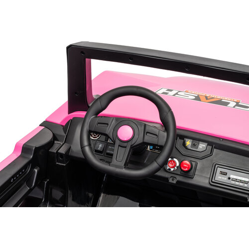 Clash buggy 24V 2-seater pink